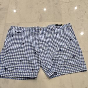 Polo by Ralph Lauren Blue and Yellow Classic Fit Shirt